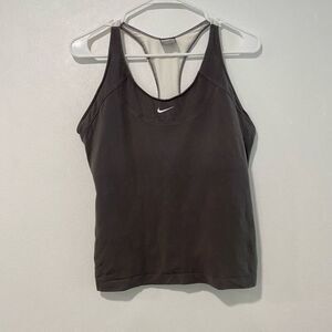 Nike Dri-Fit Black Racerback Tank Top Women’s XL Activewear Gym Yoga